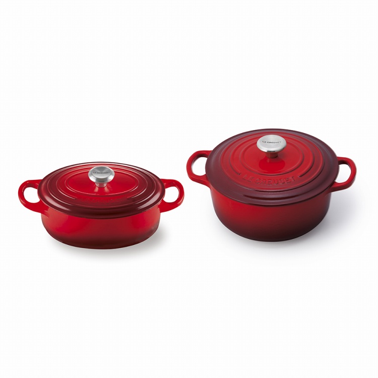 LE CREUSET ル・クルーゼ ココットロンド 16cm ピンク 美品 貧しい